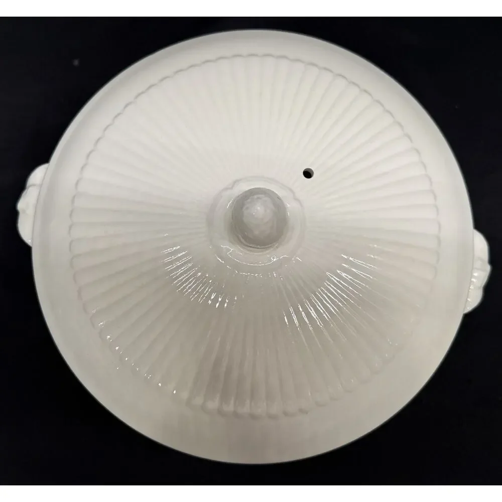 Wedgwood Edme Etruria Barlaston Covered Casserole Dish Tureen Ram Heads Vintage